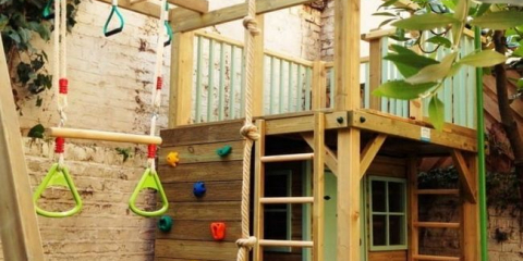 Jak si vyrobit hřiště sami z improvizovaných materiálů: 70 fotografií skutečných budov